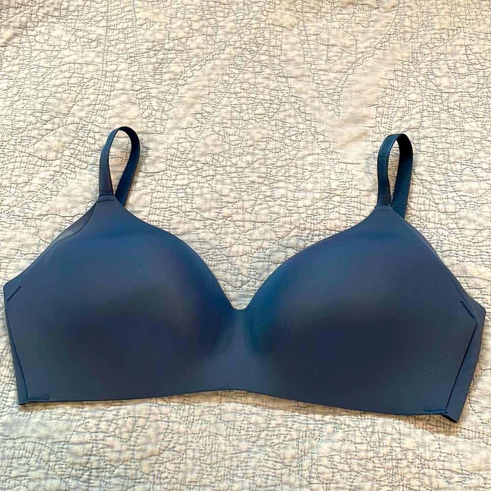 Knix Wingman bra. Blue. 34E, 32F, 34F